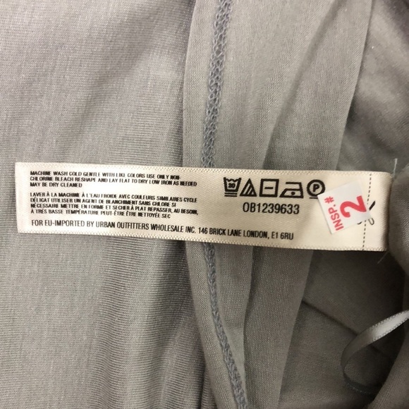 ❤️ S ❤️ NWT Anthro Top Cowl Neck Tank Raw Hem - Picture 6 of 10